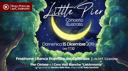 “Little Pier”: Pier Cortese e il suo concerto illustrato