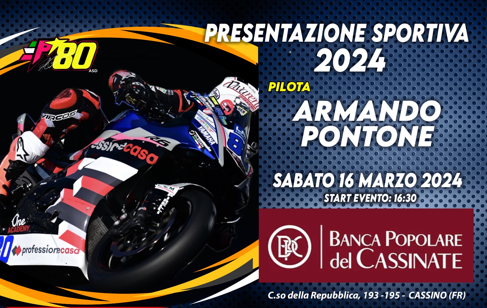 Presentazione stagione sportiva Armando Pontone